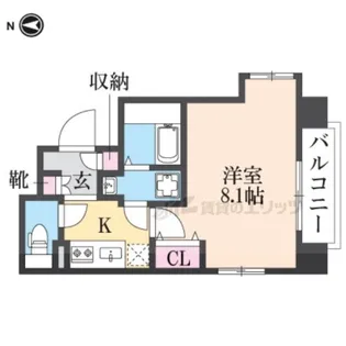 アドバンス京都デタンデュ【3階】の間取り