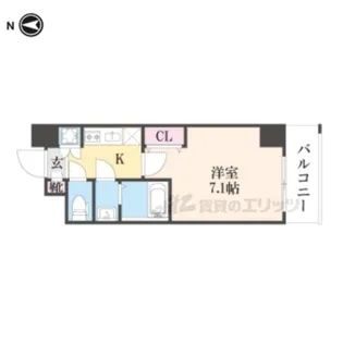 アドバンス京都デタンデュ【6階】の間取り