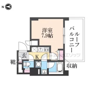 アドバンス京都デタンデュ【8階】の間取り