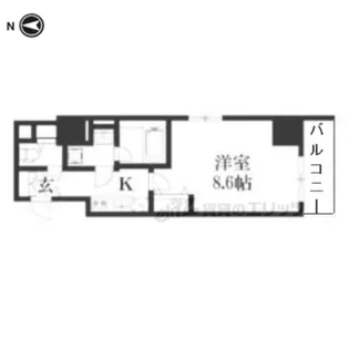 アドバンス京都デタンデュ【4階】の間取り