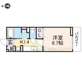 グランツ【2階】の間取り