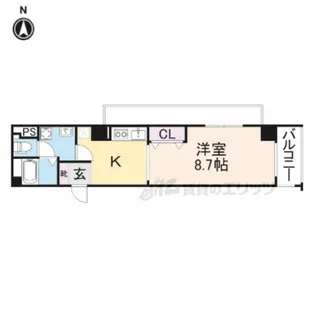 オリエンタル橿原【401号室】の間取り