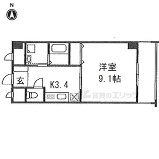 オリエンタル橿原【503号室】の間取り