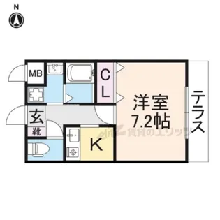 エフラス富雄【3階】の間取り