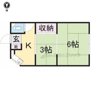 児島アパート【2階】の間取り