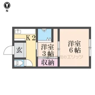 児島アパート【102号室】の間取り