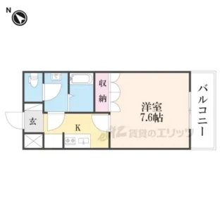 MULBERRY HOUSE【2階】の間取り