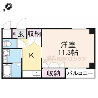 ピアリー コート【2階】の間取り