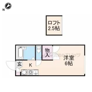 フェリス小泉【101号室】の間取り