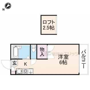 フェリス小泉【201号室】の間取り