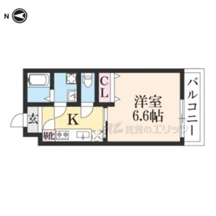 PourToujours東福寺【3階】の間取り