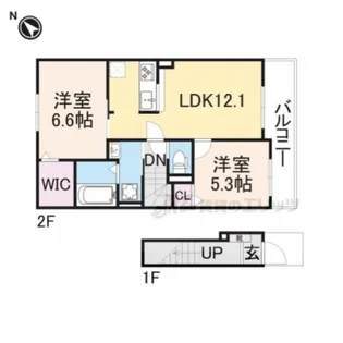 クール・ド・リリー【2階】の間取り