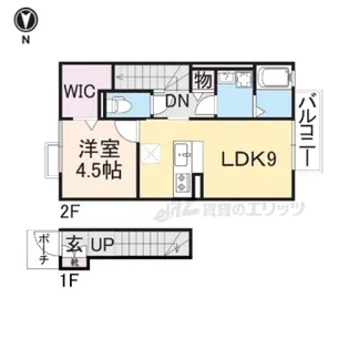 ウィルコート四条【2階】の間取り