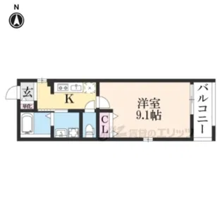 PRANTAN【102号室】の間取り