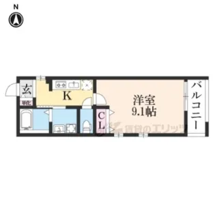 PRANTAN【302号室】の間取り