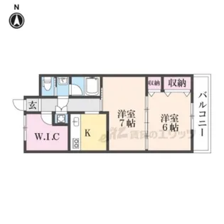 楠本第二ビル【305号室】の間取り