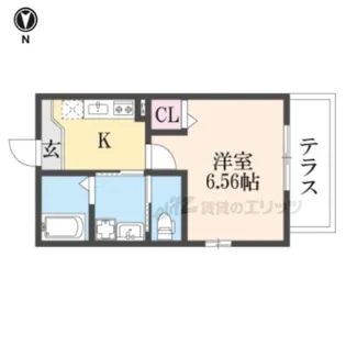 KTIレジデンス寺田【1階】の間取り