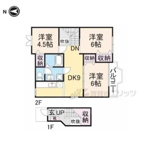 ガーデン・スクエア【2階】の間取り