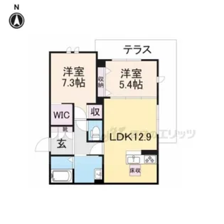 BELLAVISTA【1階】の間取り