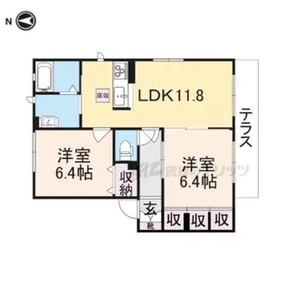 マーベラスコート?・?【2102号室】の間取り