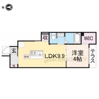 エトワールあかり【1階】の間取り