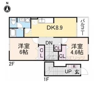 ドゥ メゾンA【2階】の間取り