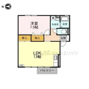 ハイムさかせい【2階】の間取り