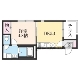 ハーモニーテラス竹田浄菩提院町【1階】の間取り