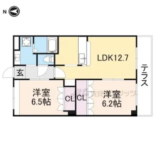 Cross Road【1階】の間取り