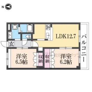 Cross Road【3階】の間取り