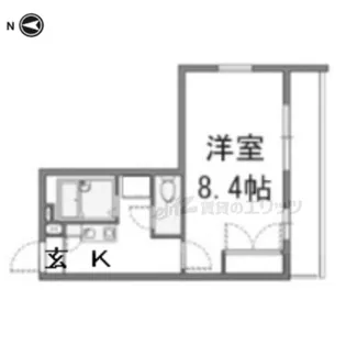 レオパレスドリーム浪漫【101号室】の間取り