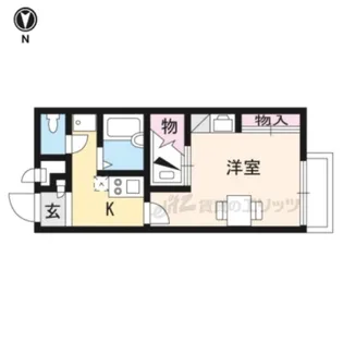 レオパレスSTELLA【1階】の間取り