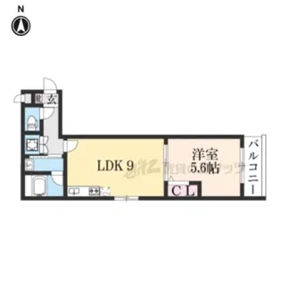 サクシード丹波橋西【403号室】の間取り