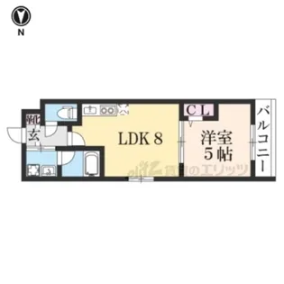 サクシード丹波橋西【404号室】の間取り