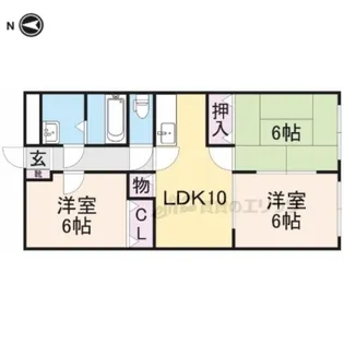ラ・セゾン【303号室】の間取り