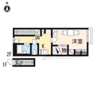 レオパレス悠【210号室】の間取り
