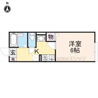 シャレー神宮前【103号室】の間取り