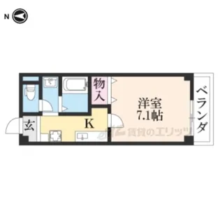 プラティーク【1階】の間取り