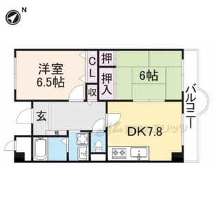 タワー・ア・ラ・モード【2階】の間取り