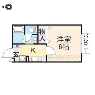 コンフォール奈良南【105号室】の間取り