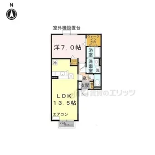 グランシャリオ【2階】の間取り