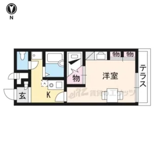 レオパレスSOPRA【1階】の間取り