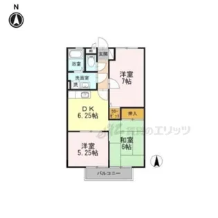 コーポ真菅【2階】の間取り