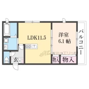 ユアメゾン桂【2階】の間取り