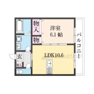 ユアメゾン桂【2階】の間取り