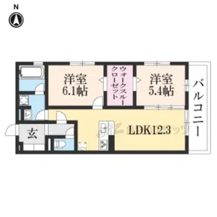 ポルタ フォルトゥーナ【3階】の間取り