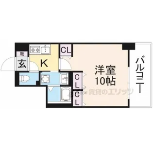 グランレブリー桂川サウススクエア【2階】の間取り