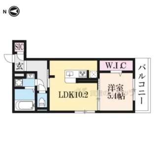 The Bonds三井寺【3階】の間取り