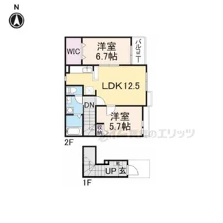 アウローラ【2階】の間取り