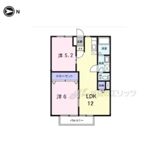サニーコート東館【2階】の間取り